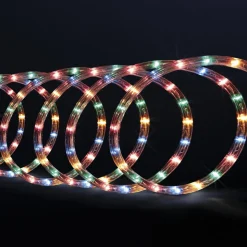 TUBE ELECTRIQUE EXTERIEUR A LEDS 40M MULTICOLORE