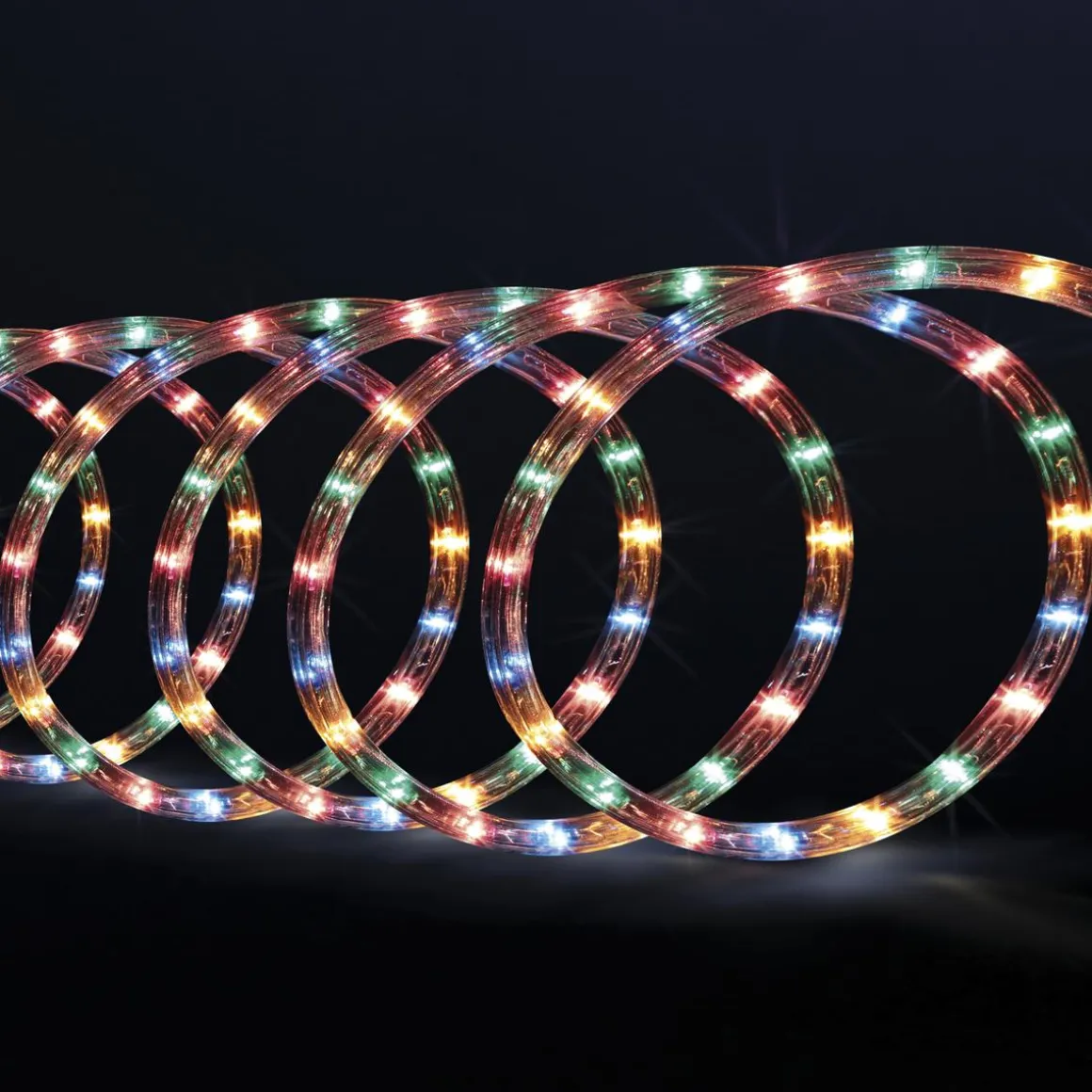 TUBE ELECTRIQUE EXTERIEUR A LEDS 40M MULTICOLORE
