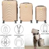 VALISE BEIGE 90L 47X76X31CM