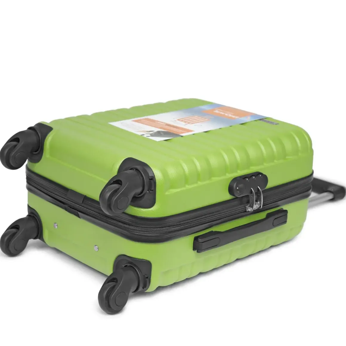 VALISE CABINE KINSTON VERTE 50X36X20CM