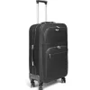 VALISE TISSU 8 ROUES NOIR PM D.60X39X27CM