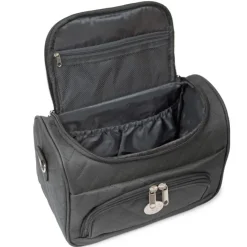 VANITYS TEXTILE MULTIPOCHES ZIPPEES NOIR MM 21X31X25 CM