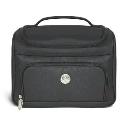 VANITYS TEXTILE MULTIPOCHES ZIPPEES NOIR GM 24X34X26 CM