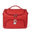 VANITYS TEXTILE MULTIPOCHES ZIPPEES ROUGE PM 14X27X20 CM