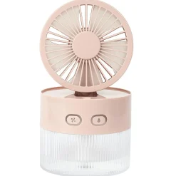 VENTILATEUR BRUMISATEUR USB LED ORIENTABLE