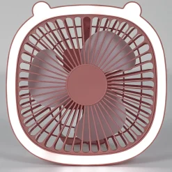 VENTILATEUR LED RECHARGEABLE USB 2 EN 1 KAWAII