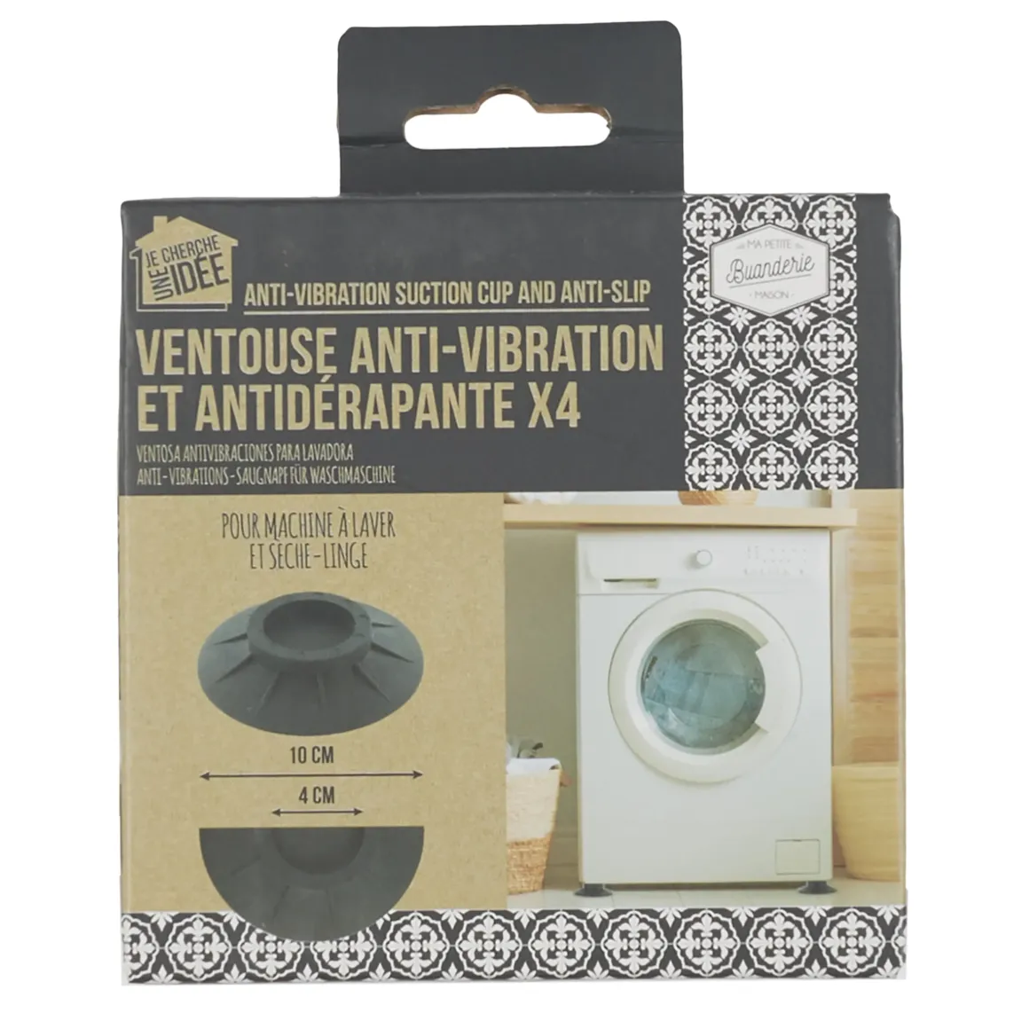 VENTOUSE ANTI VIBRATION MACHINE A LAVER X4 PIECES