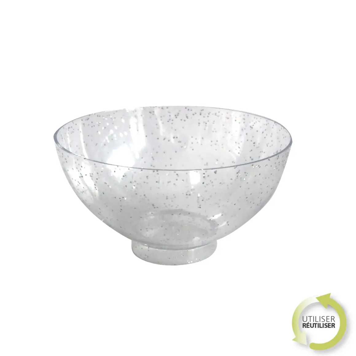 VERRINE MINI APERITIF ROND ARGENT X25 PIECES
