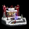 VILLAGE DE NOEL ATELIER PERE NOEL FONTAINE 12LEDS