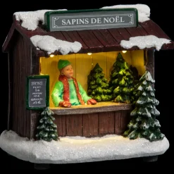 VILLAGE DE NOEL MARCHE A PILE 3LED