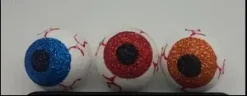 3 YEUX 4.5CM ROUGE BLEU ORANGE