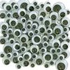 YEUX MOBILES NOIR ET BLANC 0.8 A 1.2 CM X 116 PCS
